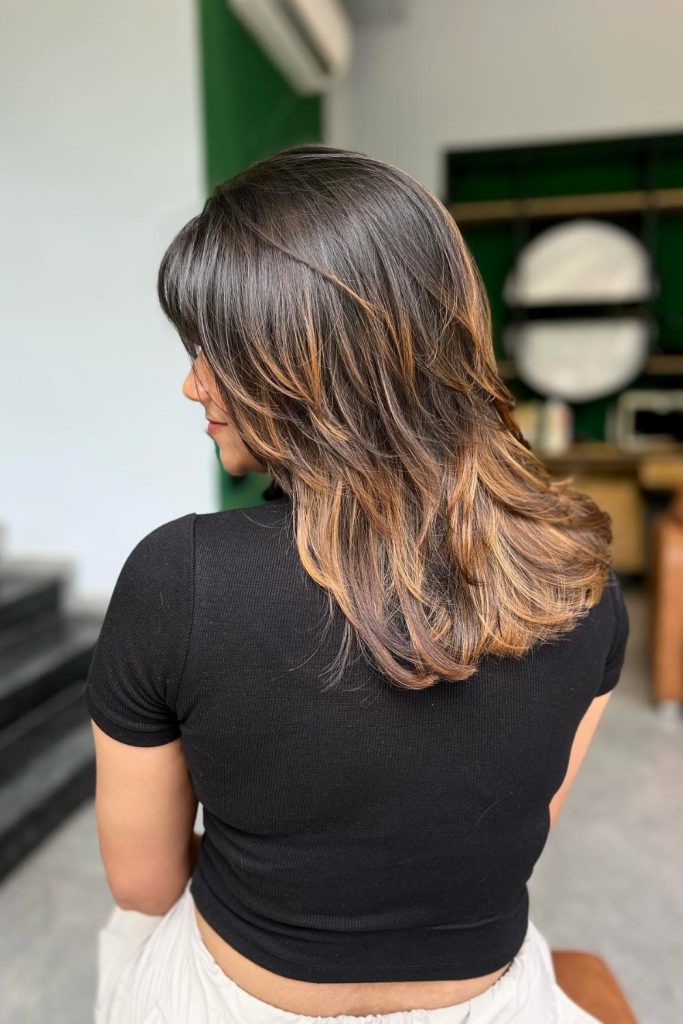 Choppy Layers with Bangs