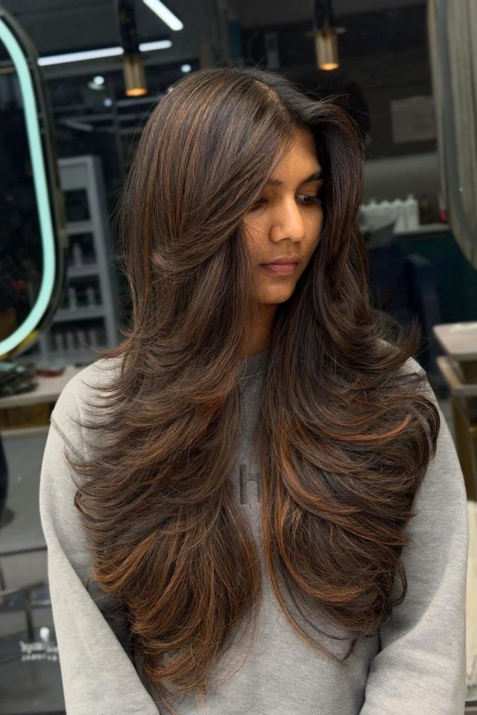 Feathered Layered Haircut