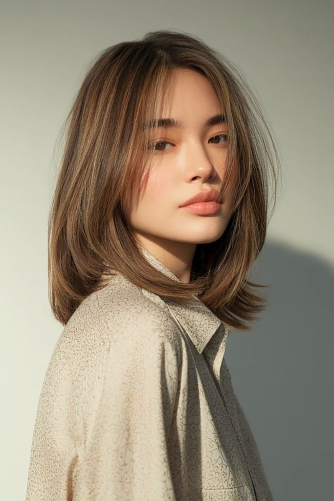 Long Layered Bob for Fine Hair