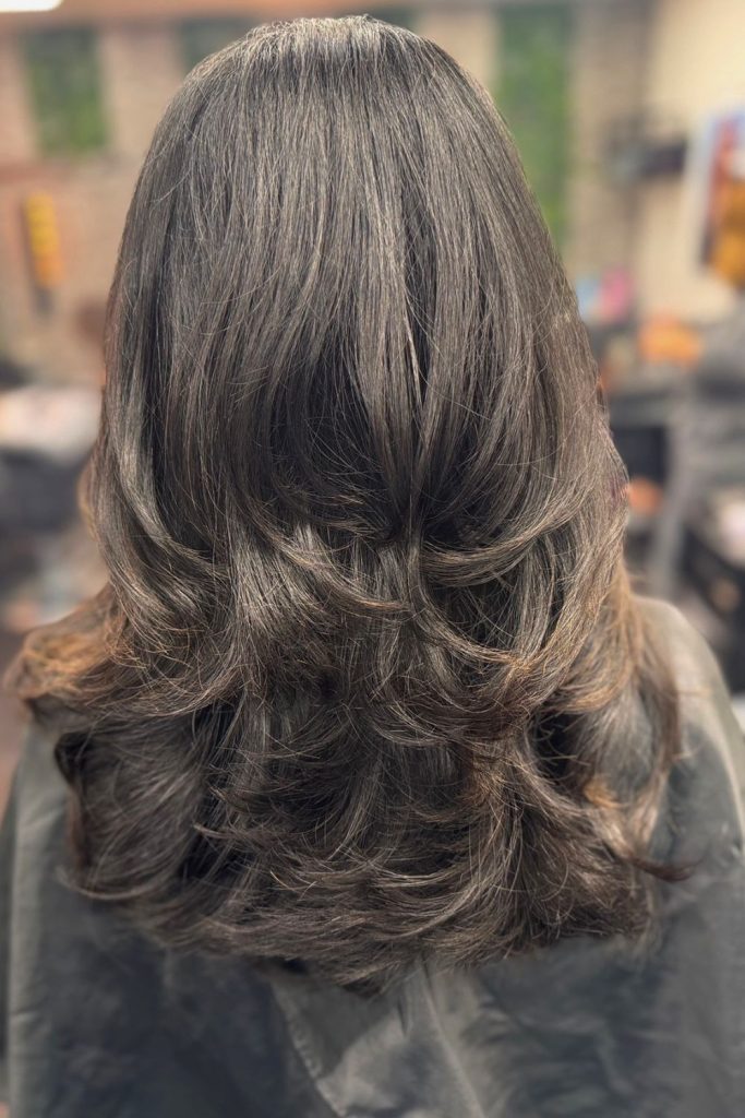 Medium-Long Layered Wolf Cut