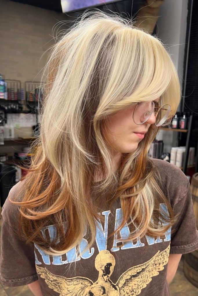 Soft Wolf Cut With Long Side Bangs