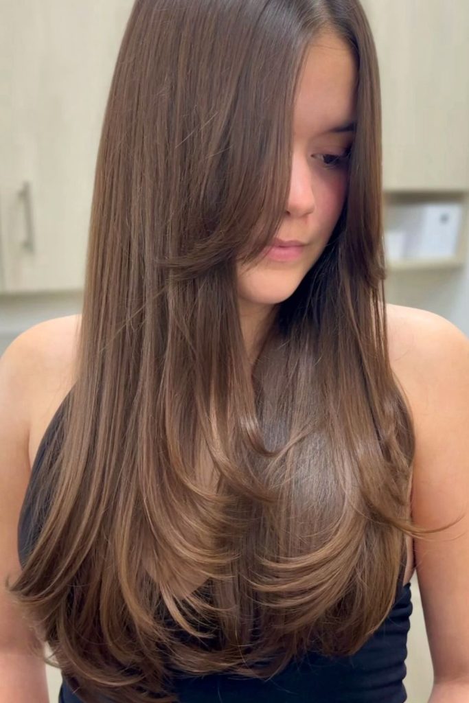 Straight Layered Haircut