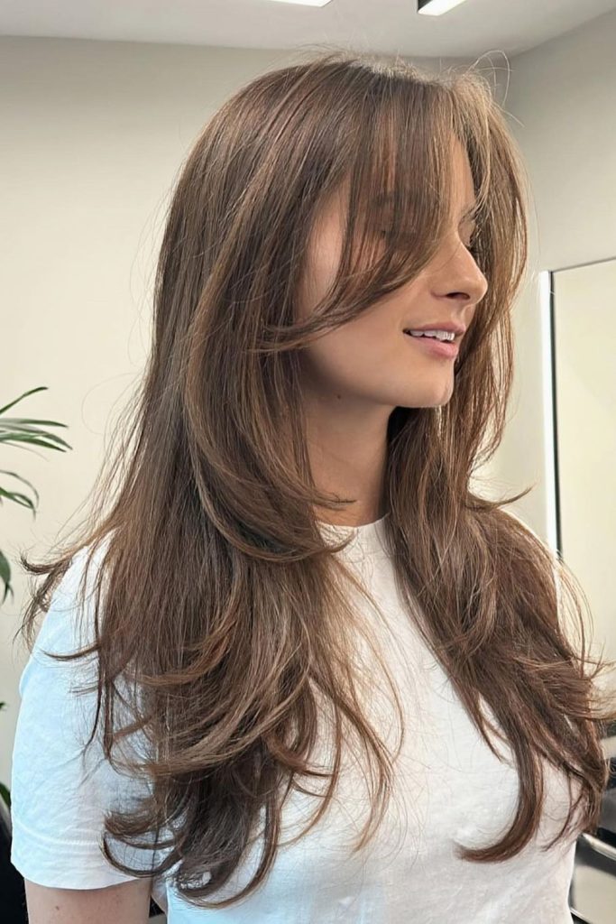 Asymmetrical Long Haircut