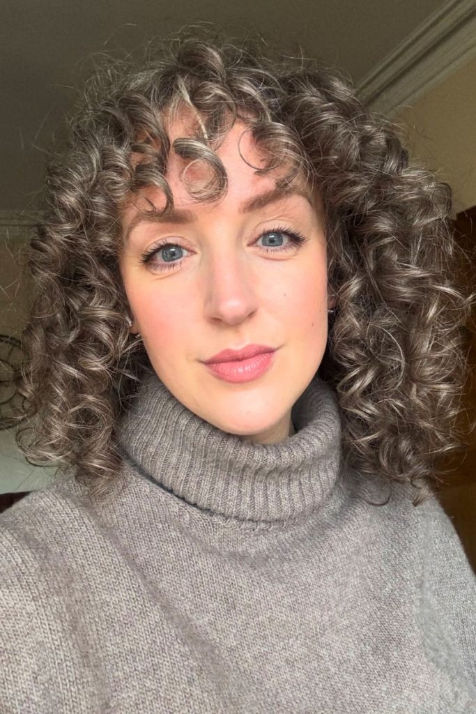 Curly Fringe Haircut
