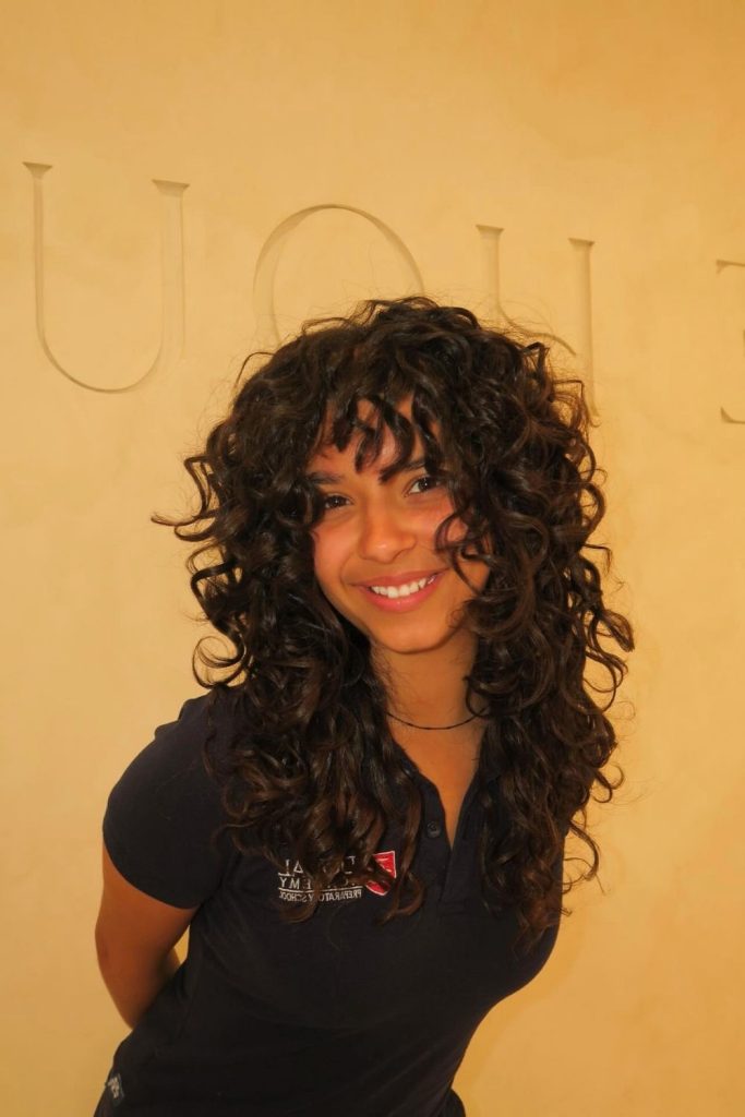 Long Wavy Curly Wolf Cut