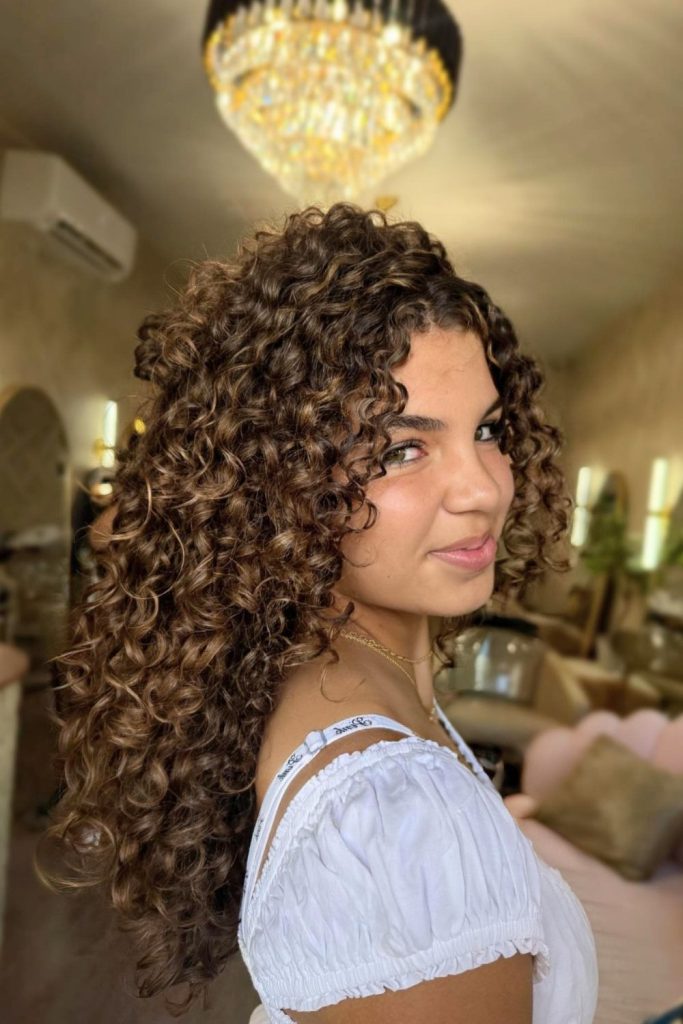 Wavy Curly Butterfly Cut